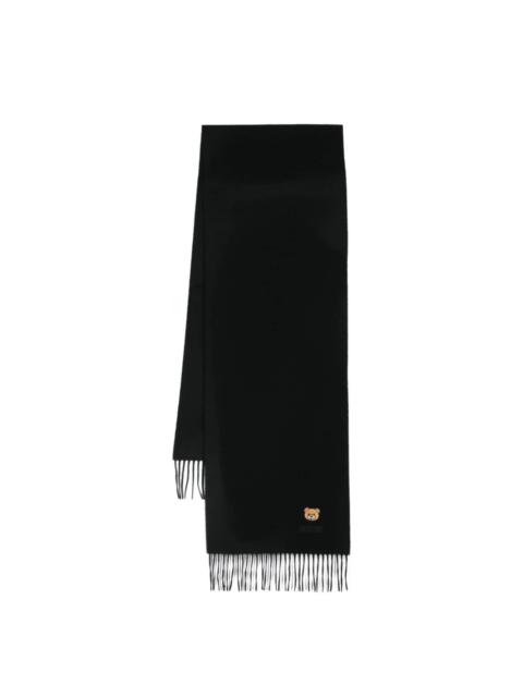 Moschino Teddy Bear-patch scarf