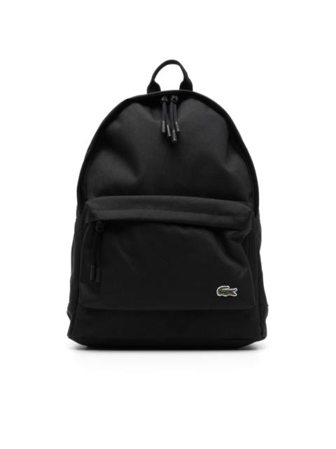 LACOSTE logo-embroidered piquÃ© backpack