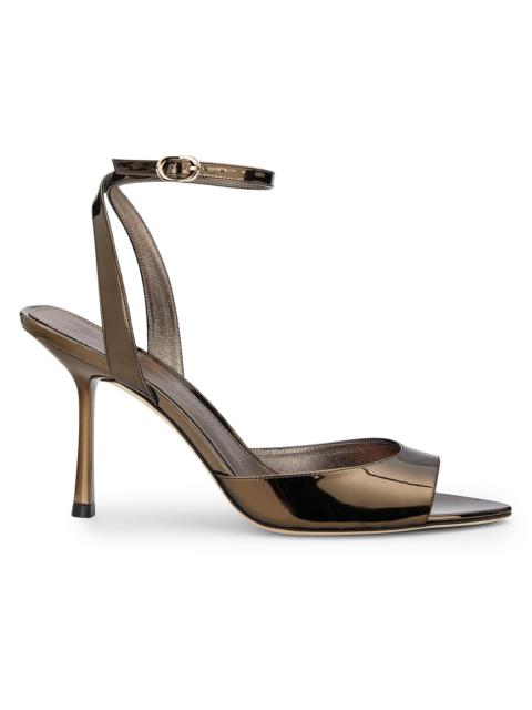 Stuart Weitzman Women's Lexington 85MM Leather Sandals - Cigar