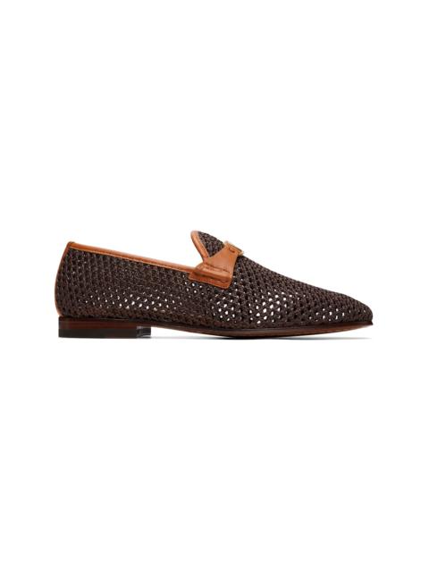 Valentino Brown Wolfe Loafers