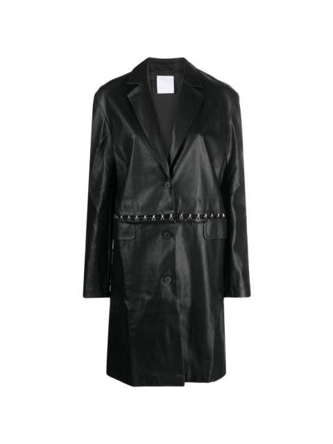 Paris Georgia faux-leather jacket
