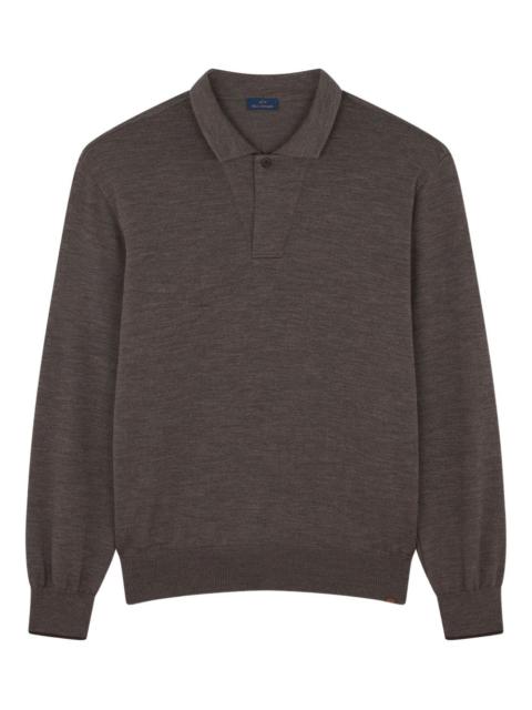 Paul & Shark long-sleeve polo shirt