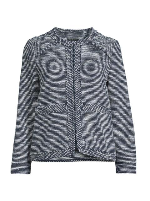 rag & bone Women's Clarice Striped Woven Jacket - Navy Multi