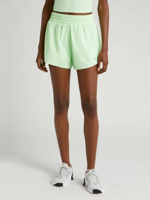 Dri-FIT High Waist Shorts in Vapor Green/Reflective Silver