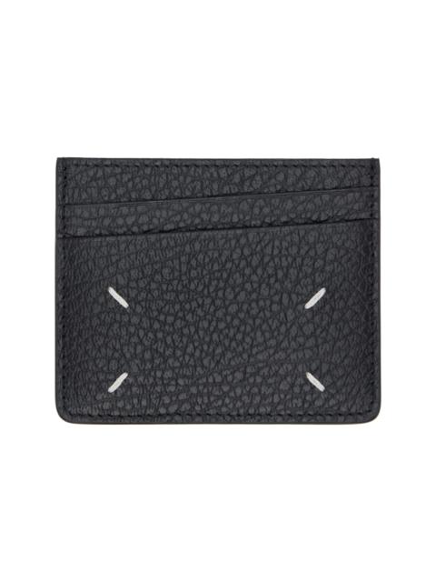 Maison Margiela Black Four Stitches Card Holder