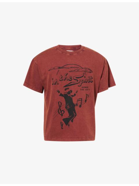 HONOR THE GIFT Mixed Logo Graphic-Print T-shirt