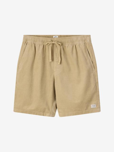 O'Neill O'Riginals Cord Elastic Waist 18" Shorts