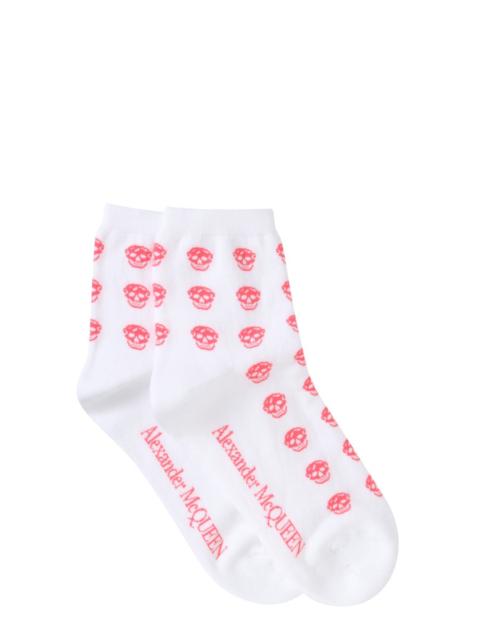 Alexander McQueen Alexander Mcqueen Women Short Skull Sock