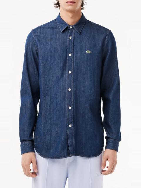 Regular Fit Denim Button-Up Shirt