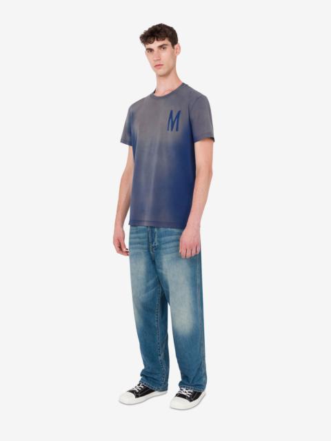 Moschino PRINTED ORGANIC COTTON JERSEY T-SHIRT