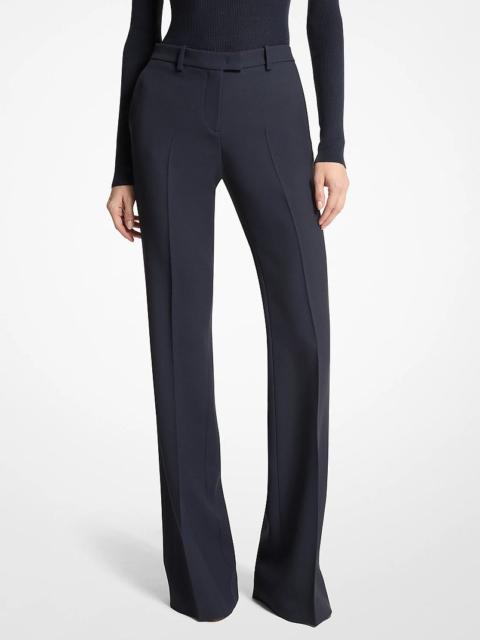MICHAEL KORS COLLECTION Haylee Double Crepe Sablé Flared Trousers