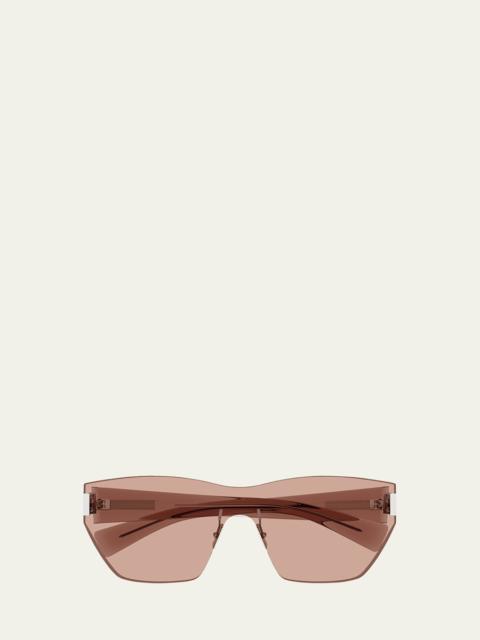 SAINT LAURENT Shield Nylon Sunglasses