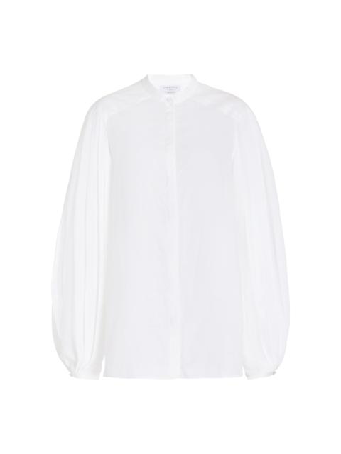 GABRIELA HEARST Laetitia Blouse in White Aloe Linen