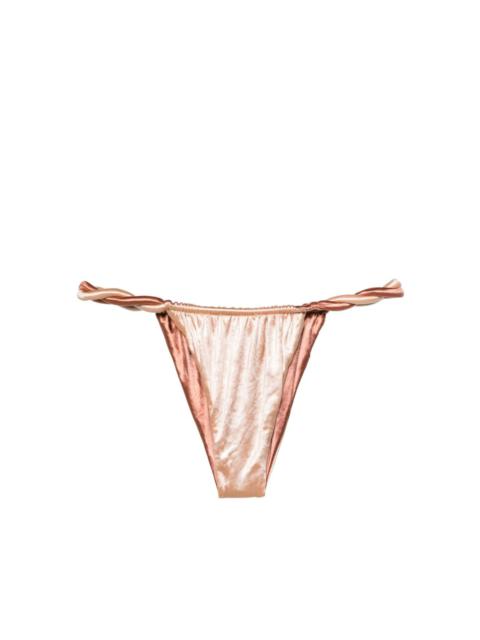 ISA BOULDER Exclusive reversible bikini bottoms
