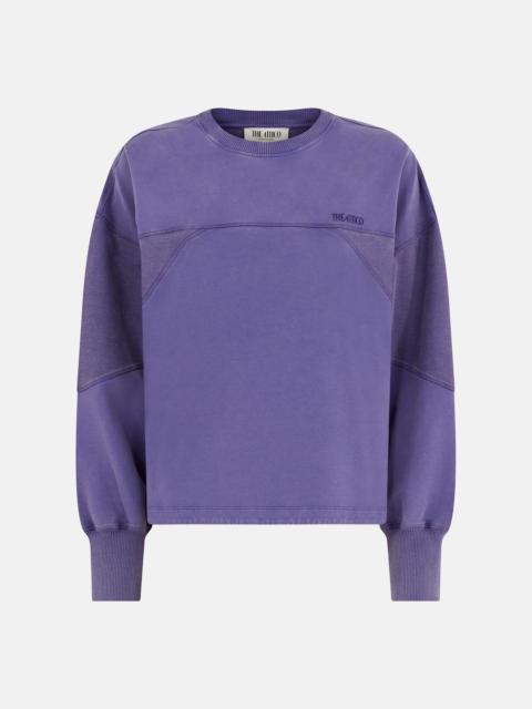 THE ATTICO PURPLE SWEATSHIRT
