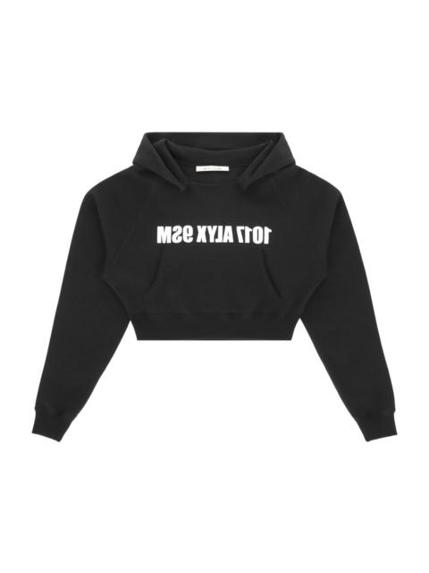 1017 ALYX 9SM MARK FLOOD WOMENS CROPPED HOODIE