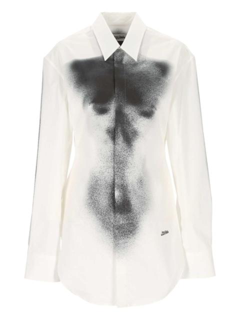 Jean Paul Gaultier buttoned graphic shirt