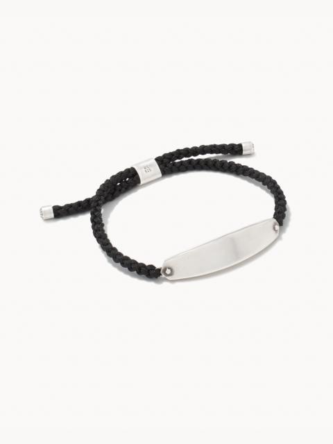 KENDRA SCOTT Robert Oxidized Sterling Silver Corded Bracelet in Black