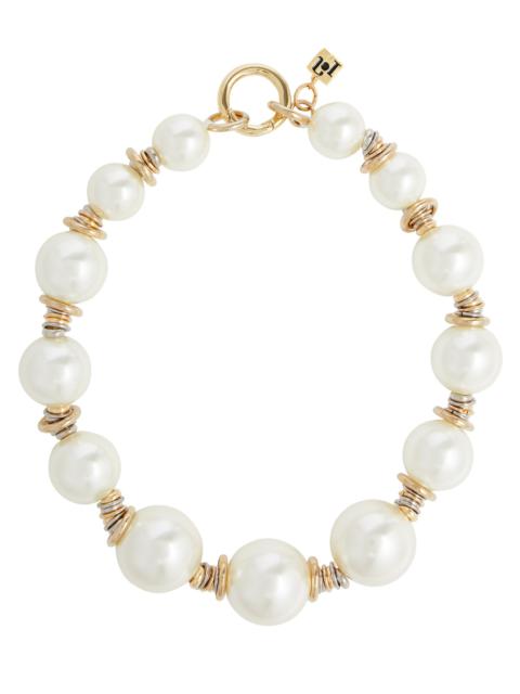 Miranda faux pearl-embellished necklace