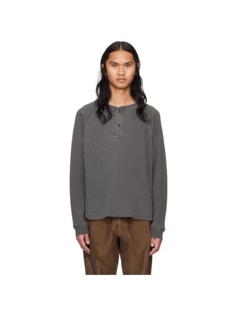 John Elliott Gray Thermal Henley