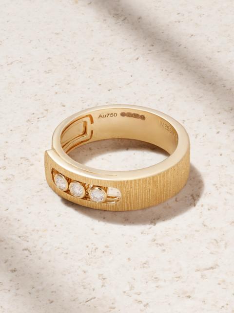 MESSIKA Move Noa Ciselé 18-karat Gold Diamond Ring
