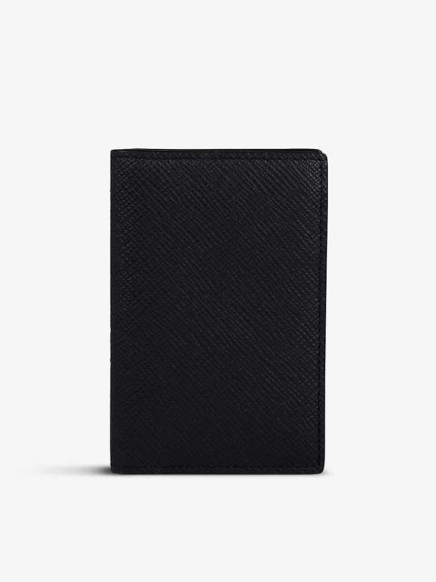 Smythson Ludlow six-slot leather card holder