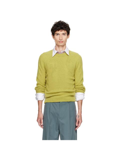 Dries Van Noten Green Alpaca Sweater