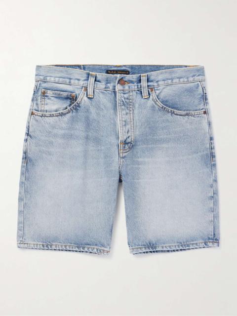 Nudie Jeans Seth Straight-Leg Denim Shorts