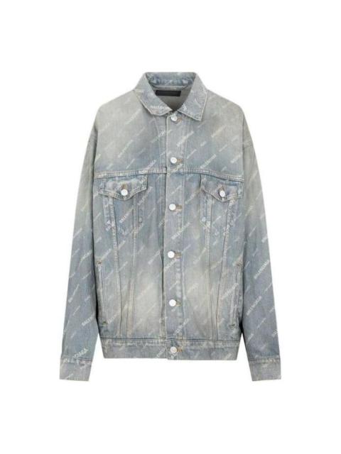 BALENCIAGA Balenciaga Denim Jacket Large Fit 'Light Japanese Indigo' 719319TNW553221