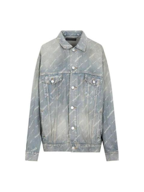 Balenciaga Denim Jacket Large Fit 'Light Japanese Indigo' 719319TNW553221