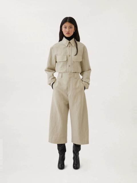 Lemaire CROPPED CURVED PANTS
LINEN WOOL
