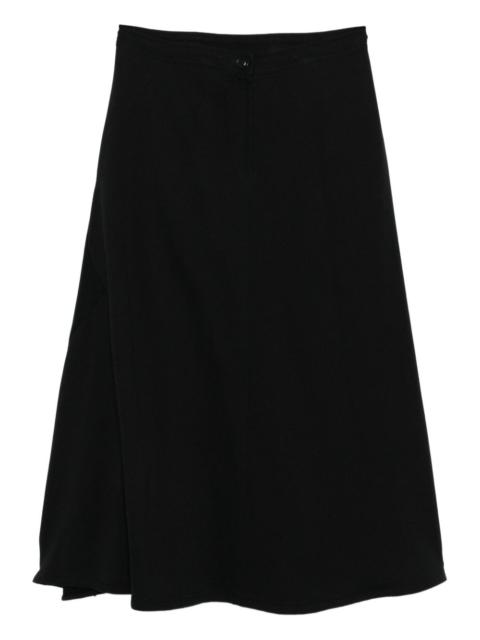 Y's asymmetric-combed skirt