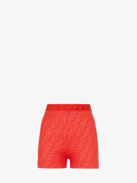 FENDI Red FF Lycra® shorts