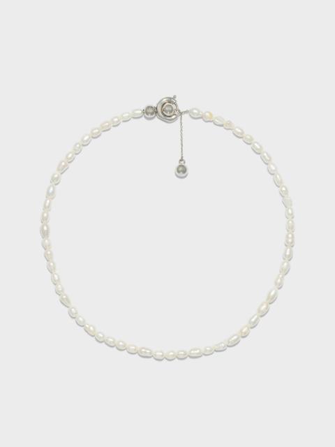 Aeyde Saylor Pearl and Palladium-Plated Necklace