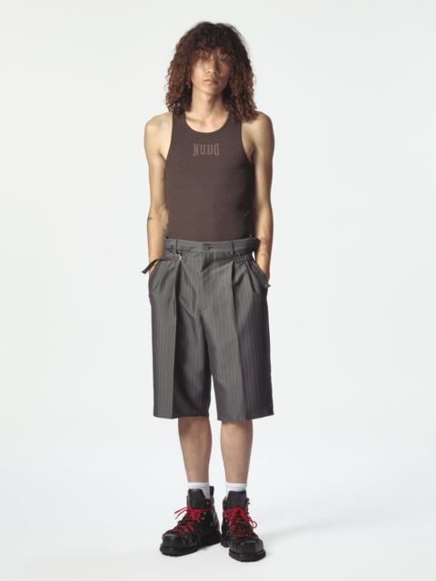 MAGLIANO Darkettone Regolatore Short Pinstripe Melange - Magliano