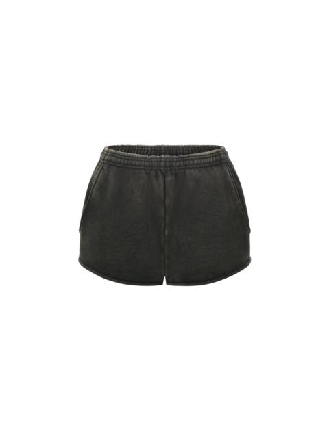 entire studios MICRO SHORTS WASHED BLACK