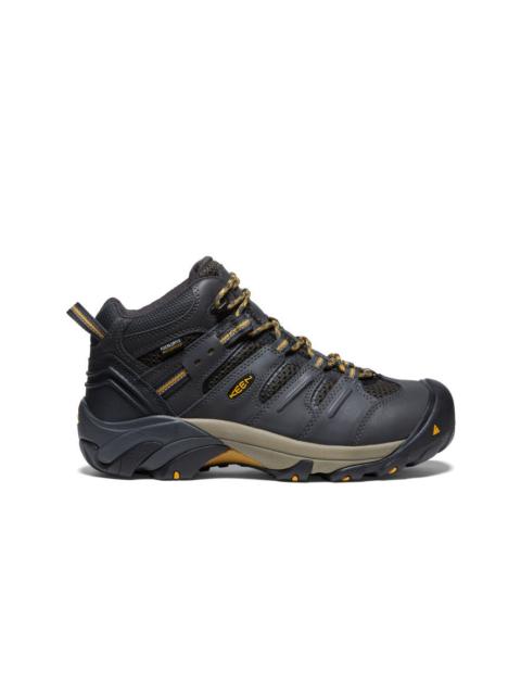 KEEN Men's Lansing Mid Waterproof (Steel Toe)