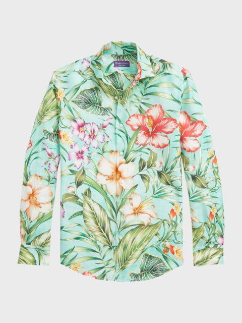 Men's Serengeti Delano Floral Button-Down Shirt