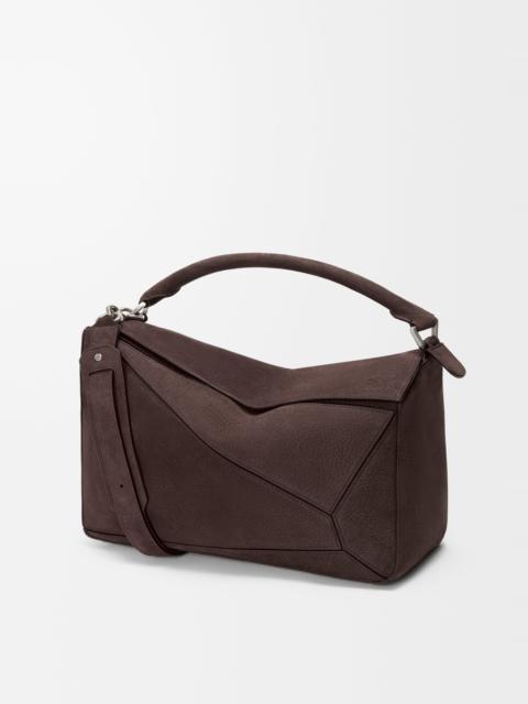 Loewe Large Puzzle bag in grained nubuck