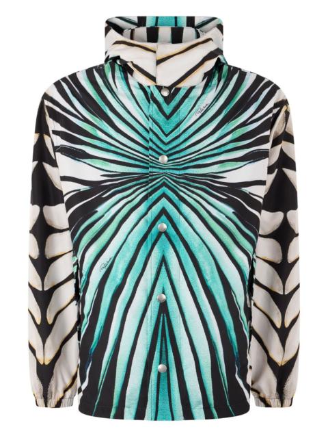 Roberto Cavalli Ray Of Sea-print jacket