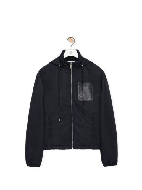 Loewe Hooded padded jacket in nylon