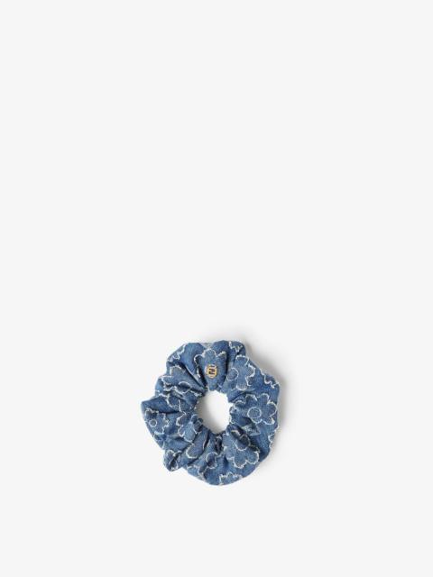 FENDI Hair Elastic Blue FF denim hair elastic