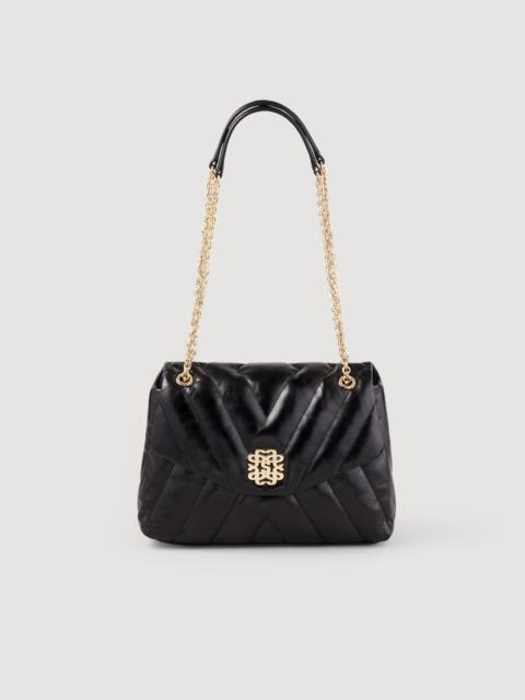 Sandro Quilted leather bag