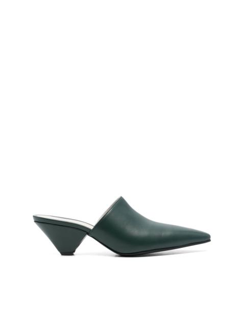 FABIANA FILIPPI 50mm slip-on leather mules