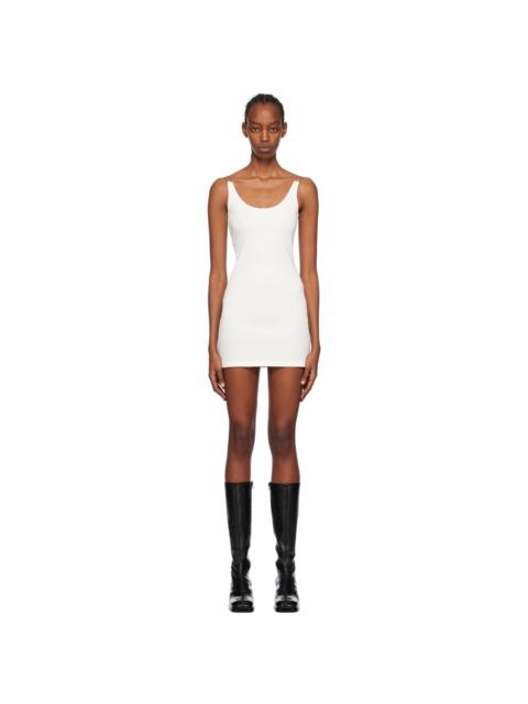 Dion Lee SSENSE Exclusive White Double Wire Minidress