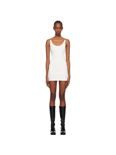 SSENSE Exclusive White Double Wire Minidress