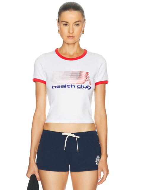 Sporty & Rich Bold Health Soft Ringer Tee