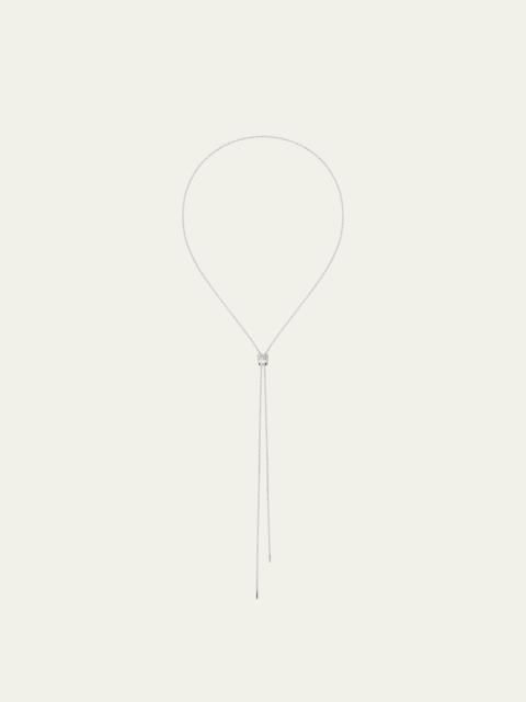 Boucheron Quatre Double White Edition Small 18K White Gold Tie Necklace