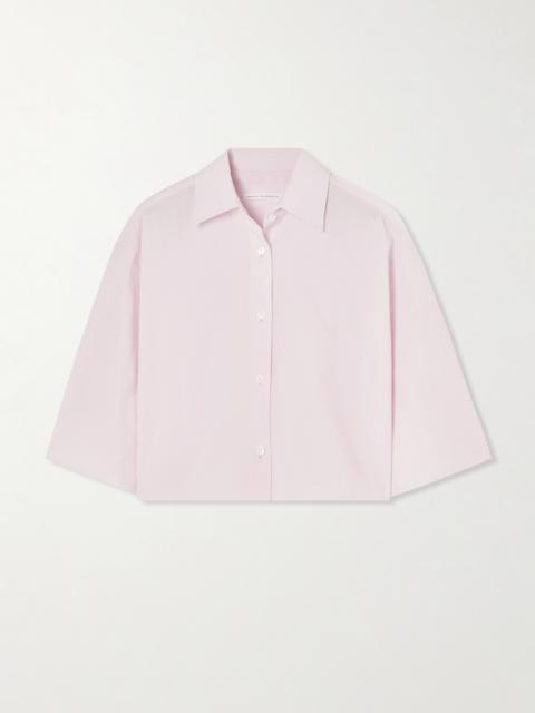 MARIA McMANUS Cropped Organic Cotton-poplin Shirt