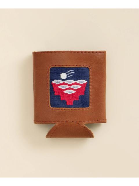 Brooks Brothers Smathers & Branson Needlepoint Trick Shot Can Cooler